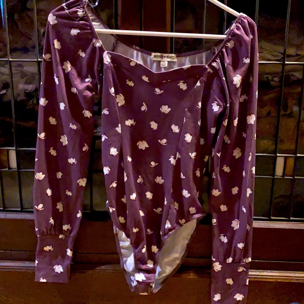 Francescas inspired hearts bodysuit